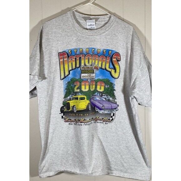Vintage 2000 Y2K Syracuse Nationals Classic Car Show T‎ Shirt XXL - Picture 1 of 9